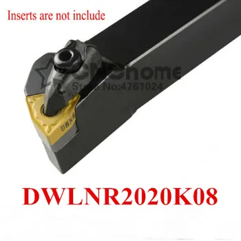 Drejebænk kniv DWLNR2020K08,Stort pres plade drejning af mekaniske drejning udvendig drejning,ansigt,drejebænke,CNC, for WNMG0804 5288