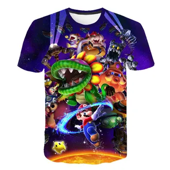 Drenge Mario T-shirt SuperMario Udskrive Tøj Piger 3D-Sjove T-shirts Kostume Børn 2020 sommer Tøj Kids Tee Baby t-shirts 2