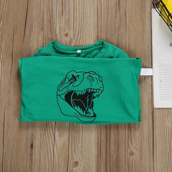 Drenge T-Shirt Sommer 2019 T-shirt dyreprint Børn Tshirt Børne Tøj Maskeret Dinosaur Spørge Mig Om Min T-Rex Fjorten dage Fornite 4