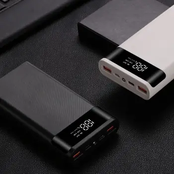 Dual USB QC3.0 6x18650 Batterier DIY-Power Bank Box Holder Tilfælde Hurtig Oplader 17929