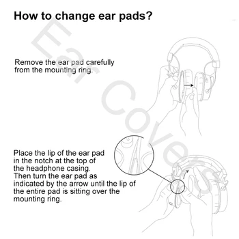 Ear-Pads For Creative Sound Blaster Tactic3D Omega Hovedtelefon Ørepuder, at det nye Headset Ear Pad PU Læder Sponge-Skum 1