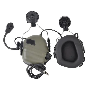 EARMOR M32H Mod3 Taktiske Headset & M51 TOT-Adapter Sæt Støj Annullering Hovedtelefoner til MT HURTIGT ARC Hjelmen Jernbane-Gratis Fragt 0