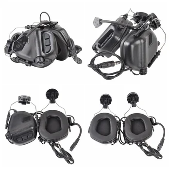 EARMOR M32H Mod3 Taktiske Headset & M51 TOT-Adapter Sæt Støj Annullering Hovedtelefoner til MT HURTIGT ARC Hjelmen Jernbane-Gratis Fragt 1