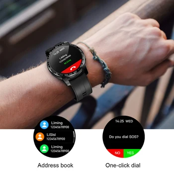 Elektronisk Smarte Ure Bluetooth Opkald, Besked, Påmindelse Smartwatch Mænds Sport Fitness Tracker for Android, IOS Ure Vandtæt 5