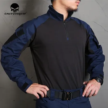 EMERSON Blue Label G3 Bekæmpelse af Bukser, Skjorte Militære Taktiske Nylon Navy Blå Bukser Herre Pligt Uddannelse Cargo Pants w benbeskyttere 3