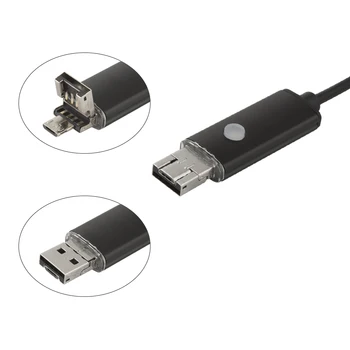 Endoskop 8mm USB Endoskop Android-5M-10M OTG PC USB-Endoscopio Mini-inspektionskamera 720P Inspektion Vandtæt Telefon Kamera 4