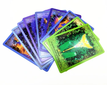Engelsk Oracle Cards Crystal Angels Oracle Cards Crystal Angels Oracle Cards Divination Tarot Kort 3