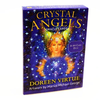 Engelsk Oracle Cards Crystal Angels Oracle Cards Crystal Angels Oracle Cards Divination Tarot Kort 4