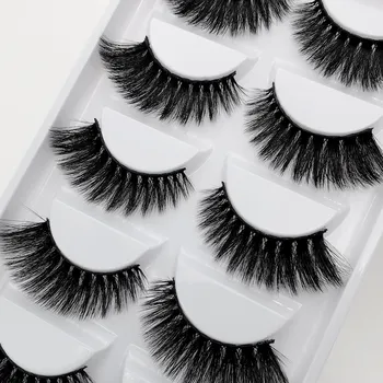 Engros Eyelasehes 50 par 3D Mink Hair Falske Øjenvipper Naturligt/Tykke, Lange Vipper Tjavsede Makeup, Skønhed Udvidelse Værktøjer 4