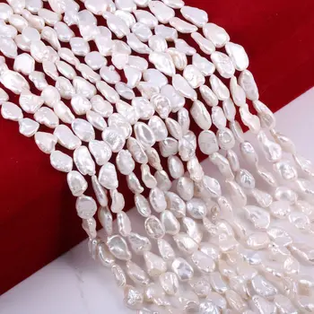 Engros Naturlige Ferskvands Perle-Perler i Høj Kvalitet Punch Løse Perler til gør det selv-Kvinder Elegant Halskæde Armbånd Smykker at Gøre 4