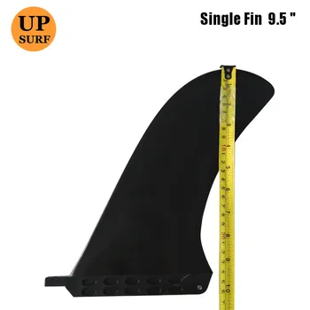 Enkelt fin 9,5 tommer center fin surf fin sup fin stand up paddle longboard fin 4