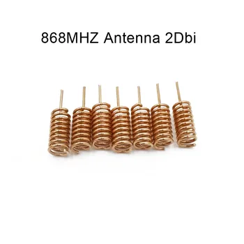 Enkelt frekvens 868MHZ 2dbi lige foråret antenne 100PCS / batch kobber spiral spole antenne PCB board svejsning 3
