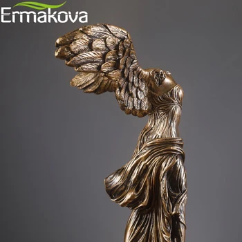 ERMAKOVA 10 Tommer The Winged Victory Statue Figur Replica Gudinde for Sejr Skulptur Hjem Dekoration Gave 1
