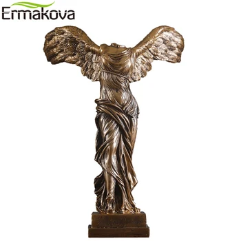 ERMAKOVA 10 Tommer The Winged Victory Statue Figur Replica Gudinde for Sejr Skulptur Hjem Dekoration Gave 5