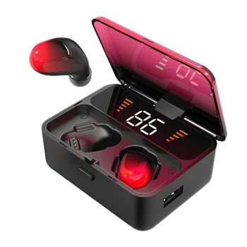 ES01 TWS Airdots Tur Trådløse Stereo Hovedtelefon Bluetooth-5.0 Opladning Tilfælde Knappen Version Airpods støjreduktion 4