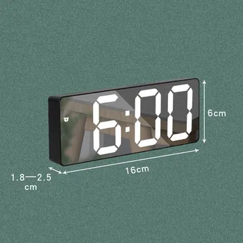 Et stort Antal Vise Vækkeur Udsæt LED Elektroniske Digitale Tabel Ure med Temperaturen Moderne Stue Indretning 2