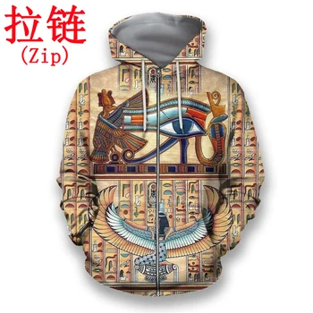Eye of horus det gamle egypten Gud og Symboler 3d Printet Unisex hættetrøjer Harajuku Mode Afslappet Hætte Sweatshirt Drop shipping 1