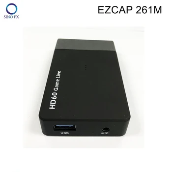 EZCAP 261M USB3.0 HD60 Spil Live Streaming Broadcast understøtter 4K 1080P 60fps Video Capture med Mikrofon 4