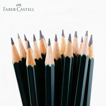 Faber-Castell 9000 Standard Blyant Tegning Dyr sat 16/12pc Grafit Skitse Blyanter Træ-Sort Farveblyant sekskantet Bleistiftes 4