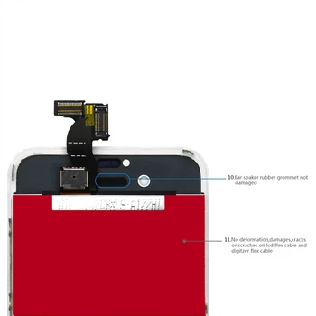 Fabrik LCD-Til iPhone 4 4s LCD-Skærm Touch screen Digitizer Assembly Telefon Reservedele Til iPhone 4 4s LCD-Skærm 2378
