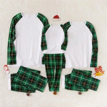 Familien Jul Ternet Pyjamas Sæt, Familie, Tøj Voksen Børn Pyjamas Baby Sparkedragt Santa Nattøj XMAS Familie Matchende Tøj