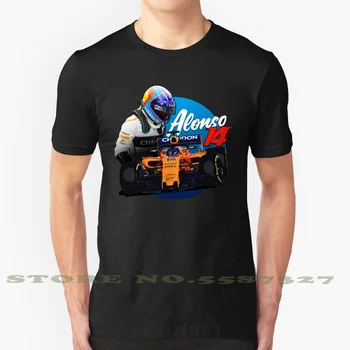 Fernando Alonso Sommeren Sjove T-Shirt Til Mænd, Kvinder Fernando Alonso Mclaren, Renault Bil Race Car Racing Motorsport Autosport 3