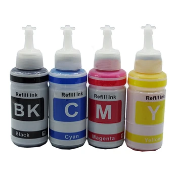 Flaske Dye Blæk Refill Kit Til Epson L100 L110 L200 L210 L300 355 L120 130 L1300 L220 L310 L365 L455 L550 L565 Printer 3