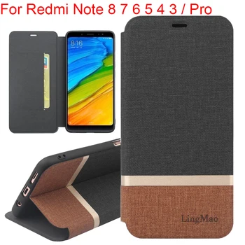 Flip case Til Xiaomi Redmi Note 8 Pro Tilfælde Dække Silicium Redmi Note 7 7 Pro Coque Xiomi Redmi Note 5 6 4 4X 3SE Pro telefonholder 3
