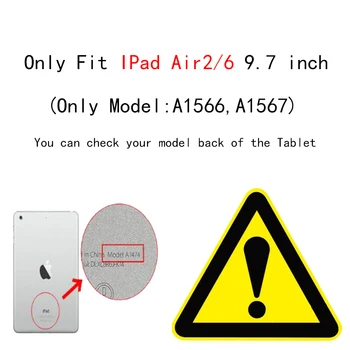 Flip Silikone etui Til iPad Air 2 etui smart cover 9,7