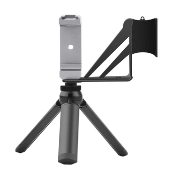 Foldbar telefonholder Adapter Clip Selfie Montere Metal Stativ Med Strop til DJI Osmo Lomme 2 Håndholdte Kamera Gimbal Tilbehør 4
