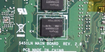 For ASUS S451 S451L V451 V451L S451LN S451LB S451LA Laptop bundkort s451ln bundkort REV2.1 i5-4200u 4GB RAM Testet 3
