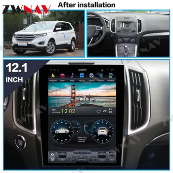 For Ford EDGE-2019 DSP Lodret Tesla Stil Android 9.0 auto-Car multimedia-Afspiller bil GPS radio båndoptager BT head unit 3