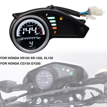 For honda Offroad XR150 XR-150S XL150 CG150 GY200 Omdrejningstæller, Digital Kilometertæller Motocross Speedometer Meter Måle Snavs cykel 0
