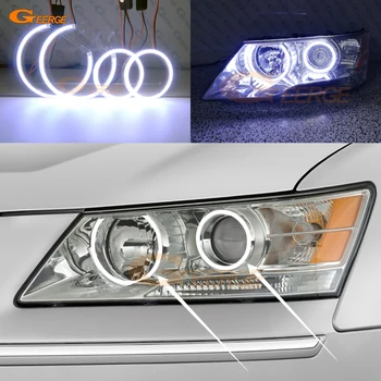 For Hyundai Sonata NF Ansigtsløftning 2008 2009 2010 Fremragende Ultra lyse COB led angel eyes kit halo rings 1
