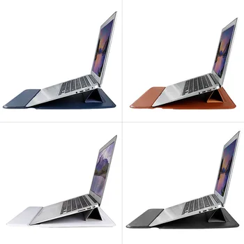 For Macbook Tilfælde Mp-Laptop Sleeve Taske PU Læder 13/14 tommer Notebook Cover Laptop Taske med Stand musemåtte 1