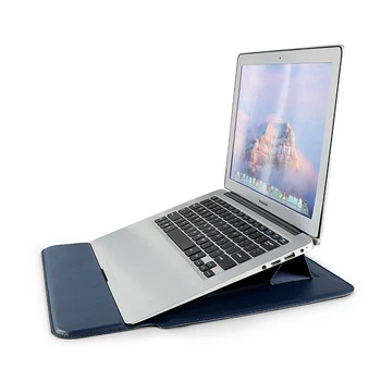 For Macbook Tilfælde Mp-Laptop Sleeve Taske PU Læder 13/14 tommer Notebook Cover Laptop Taske med Stand musemåtte 3