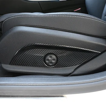 For Mercedes-Benz E C GLC GLS Klasse W212 W205 Carbon Fiber 4stk Bilen Sædet Justere Panel afbryder Knap Dæksel 4