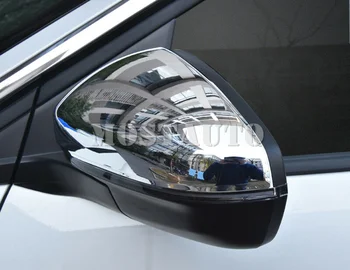 For Peugeot 3008 3008 GT ABS Chrome Side bakspejl Dække Trim 2016-2019 2stk Bil Tilbehør Indvendige Bil Indretning Bil Trim 5