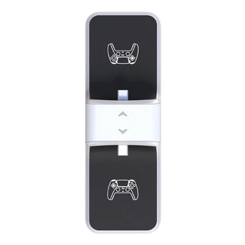 For PS5 Controller Oplader Dobbelt USB-C Hurtig Opladning-Dockingstation Stå med EN USB-Ouput til PlayStation 5 DualSense Tilbehør 3
