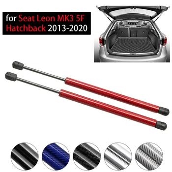 For Seat Leon ST (5F8) MK3 5F Hatchback 2012-2020 Gas Lift Understøtter Struts Sidestøtteben Stang Stød Bageste Boot Bagagerum Bagklap 589mm 3