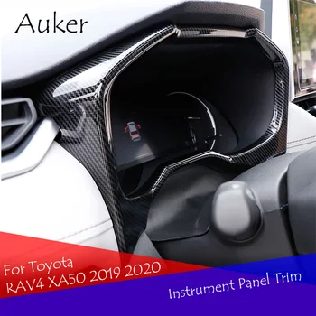 For Toyota RAV4 XA50 2019 2020 Bilen og RHD LHD dashboard dekorativ ramme dashboard dækker klistermærker interiør trim 1