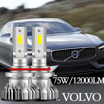 For Volvo V60 V90 S60 S90 XC40 XC60 XC90 High Beam Lav Beam-Forlygte Pærer Led Tåge Lys H1 H7 H11 4
