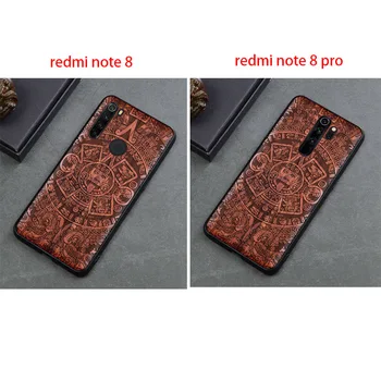 For Xiaomi Redmi note 8 pro Tilfælde Slanke Træ Back Cover TPU Bumper Case På Xiaomi redmi note 8 Pro Xiomi redmi note 8 Telefon Sager 2