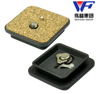 Forkromet metal weifeng wf 6663A 6663 Quick Release Plade til Weifeng Stativ 0