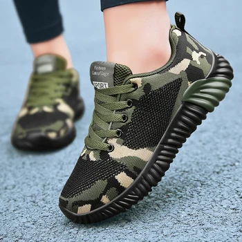 Foråret Sneakers Mænd Casual Sko Kurv Homme åndbar camouflage par Sneakers udendørs Mænd sko walking Chaussure Homme 3