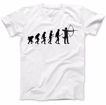 Fremmede Ting, Designe T-Shirt 2018 Cool Kortærmet Mænd T-Shirt Bueskydning Evolution Archer Shirt-Designer 3