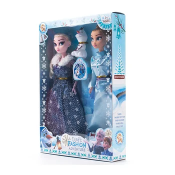 Frosne Anna Elsa Prinsesse Baby Doll 30cm Disney-Figurer Figur Legetøj til Børn Julegaver 1