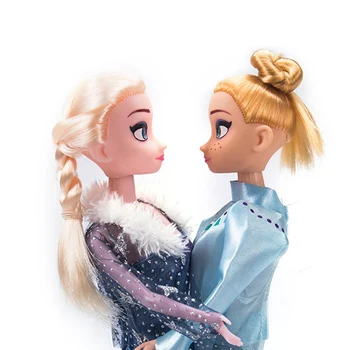 Frosne Anna Elsa Prinsesse Baby Doll 30cm Disney-Figurer Figur Legetøj til Børn Julegaver 2