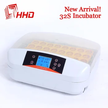 Fuld-automatisk LED-Skærm 32 Æg Inkubator Temperatur Og Luftfugtighed Dual Display Kylling Hatcher Maskine Svinge Æg Drejning 5