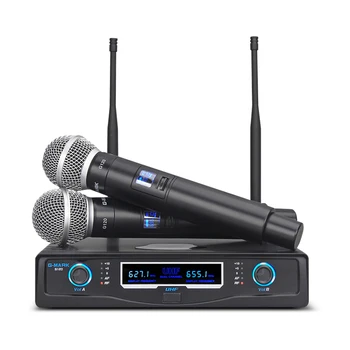 G-MARK G120 Trådløse Mikrofon Professionel 2-Kanaler Dynamiske Håndholdte Karaoke Fest KTV Fase Vært Kirke 1